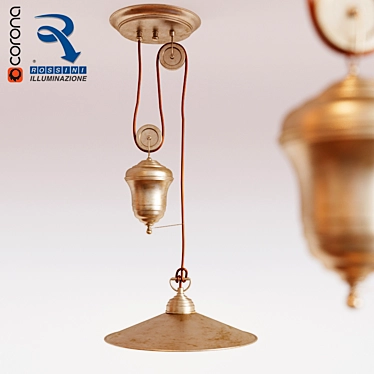 Rossini Decorativo Classic Hanging Lamp 3D model image 1 