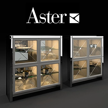 Aster Luxury Glam: Exquisite Elegance 3D model image 1 