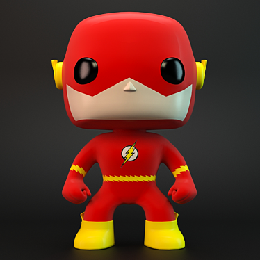 Funko Flash: Ready-to-Render Vray Model 3D model image 1 