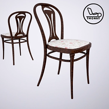 Modern Viennese Chair: Timeless Elegance 3D model image 1 