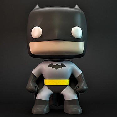 Dynamic Batman Pop Figure 3D model image 1 
