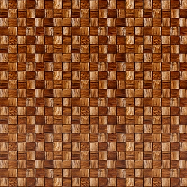 Natural Wood Panel 3D model image 1 