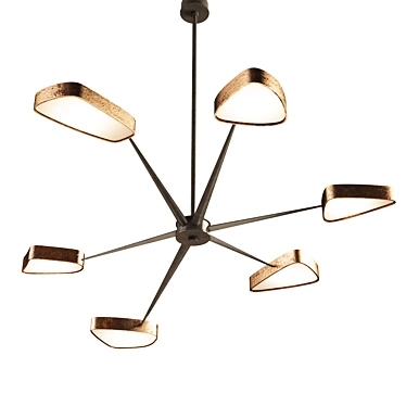 Elegant Spider Chandelier 3D model image 1 