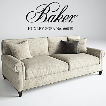 Huxley Sofa: Sleek and Stylish! 3D model image 1 