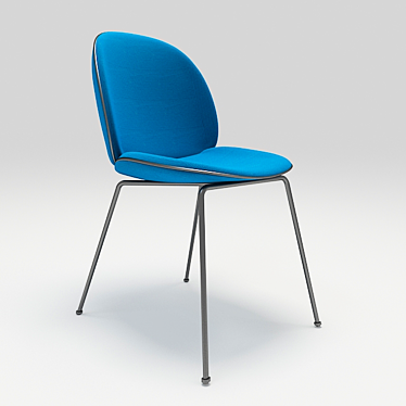 Modern Elegance: Gubi Chair 3D model image 1 