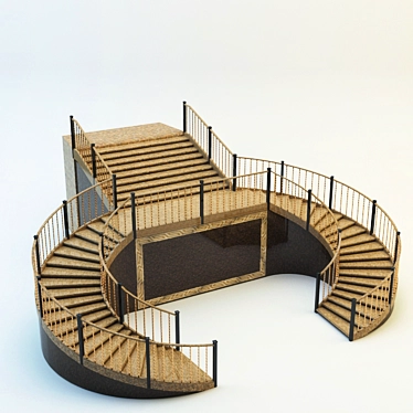 Regal Steps 3D model image 1 