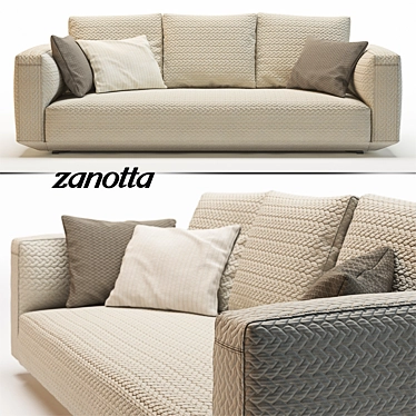 Pianoalto Modern Sofa by Zanotta 3D model image 1 