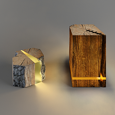 Glowing Stumps 3D model image 1 