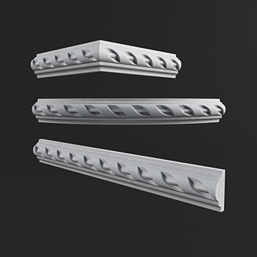 Versatile Molding for Elegant Finishes 3D model image 1 