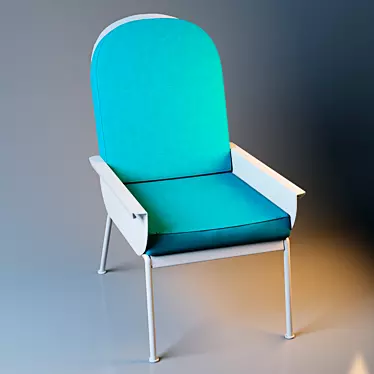 Luxury Pope Armchair 3D model image 1 