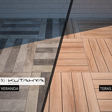 Kutahya Veranda & Teras Ceramic Tiles 3D model image 1 