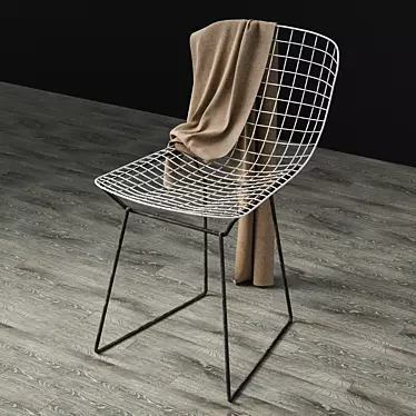 Modern Metal Chair 3D model image 1 