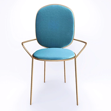 Stay Dining Armchair: Modern and Stylish 3D model image 1 