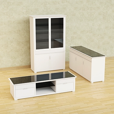 Elegant Selva Furniture Set 3D model image 1 