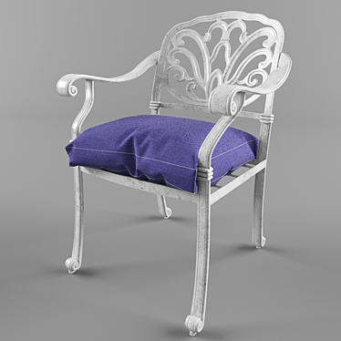 Elegant San Marino Chair 3D model image 1 