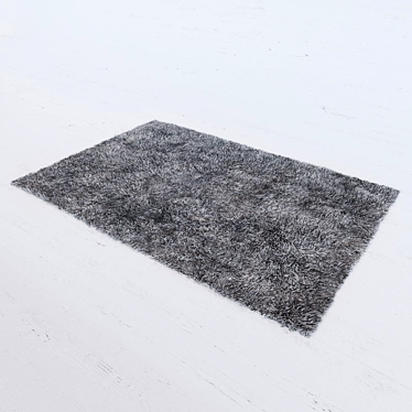 Fur-Geometric Grey Carpet 3D model image 1 