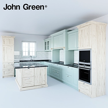 Elegant Adele Kitchen - John Green 3D model image 1 