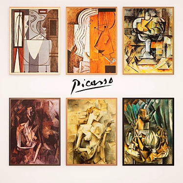 Pablo Picasso Art Collection 3D model image 1 