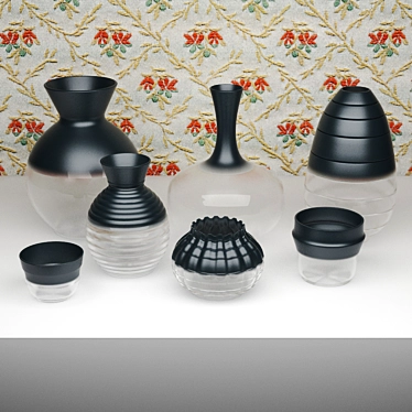 Elegant Glass Vases: Add Style 3D model image 1 