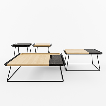 Temple Tables: Sleek Design by Dmitry Kozinenko 3D model image 1 