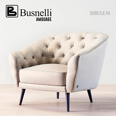 Title: Elevate your Comfort with Busnelli Amouage Armchair 3D model image 1 