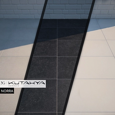 NORRA Rectified Lappato Tiles - Elegant & Versatile 3D model image 1 