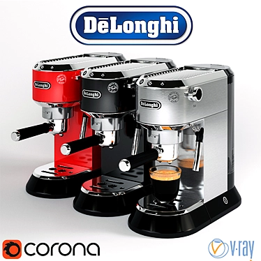 De'Longhi EC680: Sleek and Compact Espresso Machine 3D model image 1 