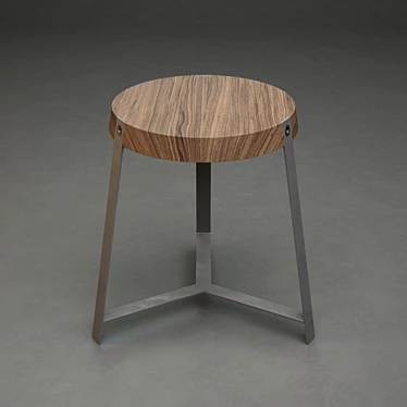 Modern AF3 Stool for Chic Interiors 3D model image 1 