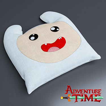 Finn Adventure Time Pillow 3D model image 1 