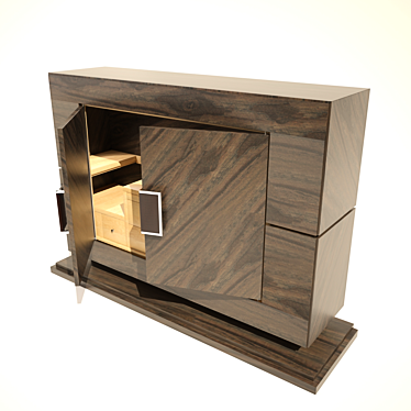 Smania Victory: Luxurious 2-Door Cabinet 3D model image 1 