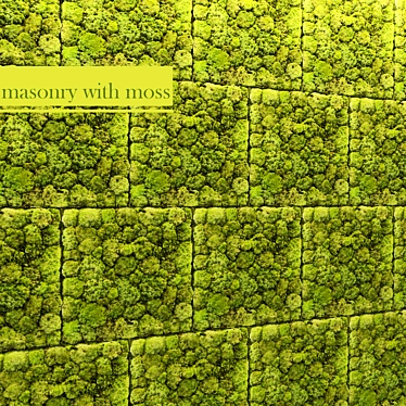 Everlasting Greens: Stone & Moss 3D model image 1 