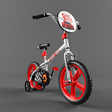Vibrant Kids Bicycle: Vray & Fbx Max2014 (52x73x97.5 cm) 3D model image 1 