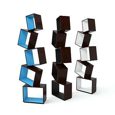 Equilibrium Bookshelf: Create Balance 3D model image 1 