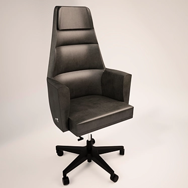 Smania Panama: Swiveling Executive Armchair 3D model image 1 