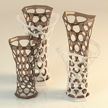 Hole-in-One Decorative Vase 3D model image 1 