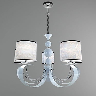 Bregatto 100.5 Chandelier - Italian Design Excellence 3D model image 1 