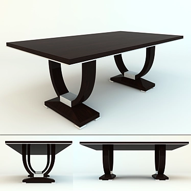 Novita-2015 Dining Table Factory 3D model image 1 