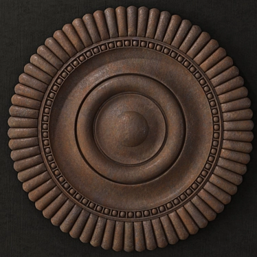 Description: Ребристая медальон (Ribbed medallion)

Translation: Ribbed medallion

Title: E 3D model image 1 