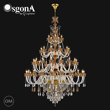 710572 TESORO Osgona: Shine Bright with this Radiant Pendant 3D model image 1 