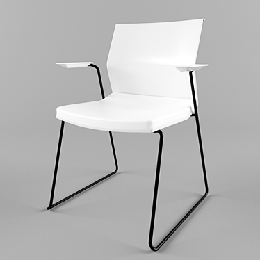 Bene B_Side: Stylish Office Chair 3D model image 1 