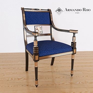 Armando Rho Classic Dining Chair 3D model image 1 