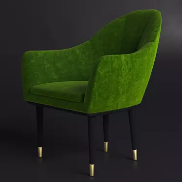 Eco-Friendly Dining Chair 3D model image 1 