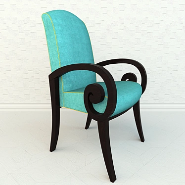 LCI Novita 2015 Chair: Exceptional Comfort and Style 3D model image 1 