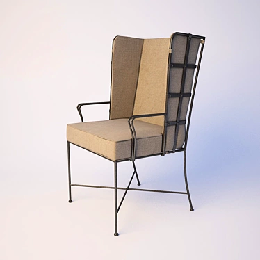 Title: Rugged Caracole Armchair 3D model image 1 