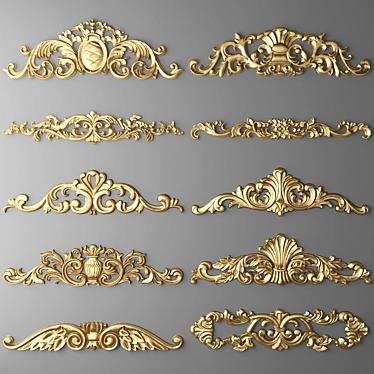 Elegant Embellishments Set 3D model image 1 