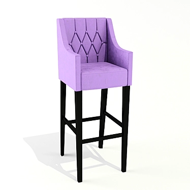 Modern Bar Stool 3D model image 1 