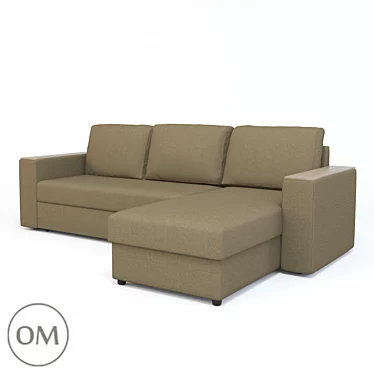 Brook Corner Sofa Bed 3D model image 1 