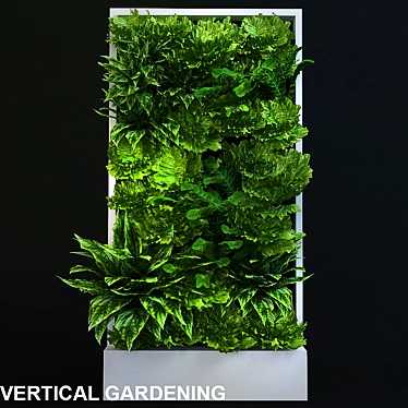 Orliwall Vertical Hydroponic Gardening System 3D model image 1 