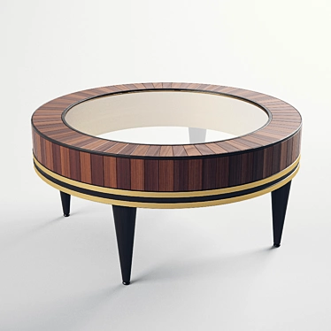 Garda Decor Glass Coffee Table 3D model image 1 