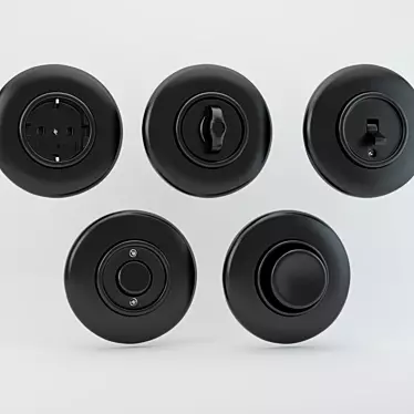 THPG Outlet Switches: Power and Control! 3D model image 1 